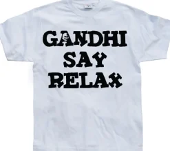 Gandhi Say Relax T-Shirt