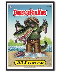 Garbage Pail Kids - Ali Gator Poster