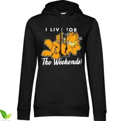Garfield - Live For The Weekend Girly Hoodie