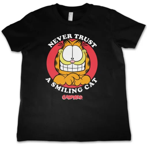 Garfield - Never Trust A Smiling Cat Kids T-Shirt