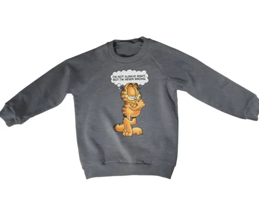 Garfield - Never Wrong Kids Sweatshirt