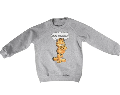 Garfield - Never Wrong Kids Sweatshirt