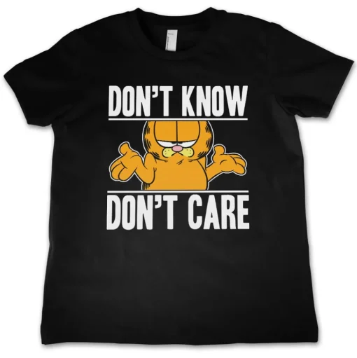 Garfield Don't Know - Don't Care Kids T-Shirt