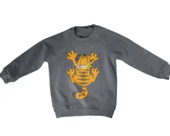 Garfield Hanging On Kids Sweatshirt