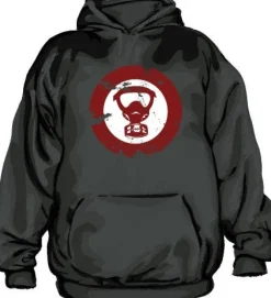 Gas Mask Icon Grunge Hoodie