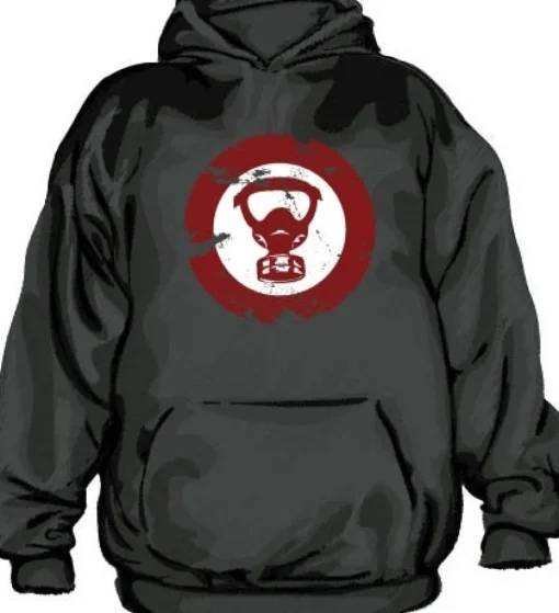 Gas Mask Icon Grunge Hoodie