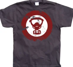 Gas Mask Icon Grunge T-Shirt