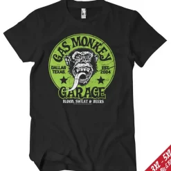 Gas Monkey Garage - Green Logo Big & Tall T-Shirt