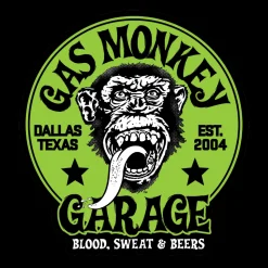 Gas Monkey Garage - Green Logo Sticker