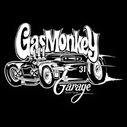 Gas Monkey Garage - White Car Sticker
