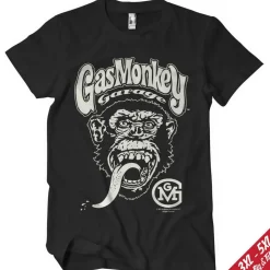Gas Monkey Garage Big Brand Logo Big & Tall T-Shirt