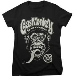 Gas Monkey Garage Big Brand Logo Girly Tee