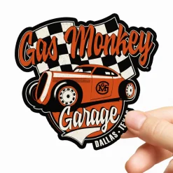 Gas Monkey Garage Racing Sticker