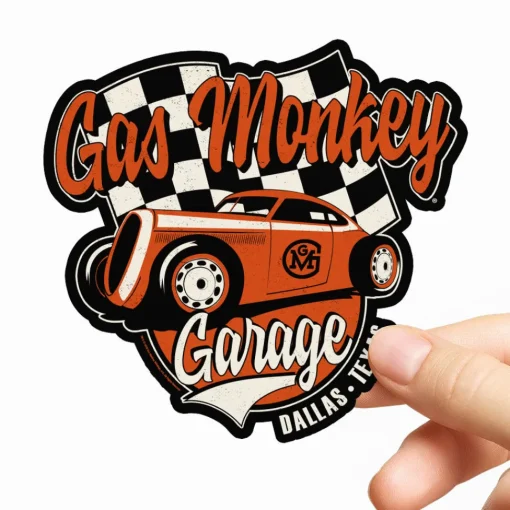 Gas Monkey Garage Racing Sticker