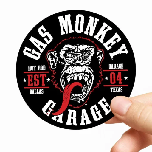 Gas Monkey Garage Round Seal Sticker