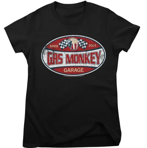 Gas Monkey Garage Since 2004 Label Girly Tee