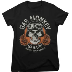 Gas Monkey Garage Skull Girly Tee