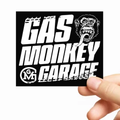 Gas Monkey Garage Tire Tracks Sticker