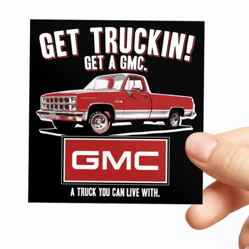 Get Truckin With GMC Sticker
