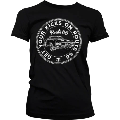Get Your Kicks On Route 66 Girly Tee