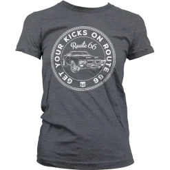 Get Your Kicks On Route 66 Girly Tee