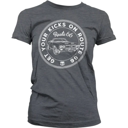 Get Your Kicks On Route 66 Girly Tee