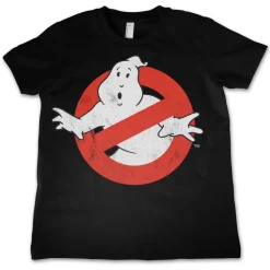 Ghostbusters Distressed Logo Kids T-Shirt
