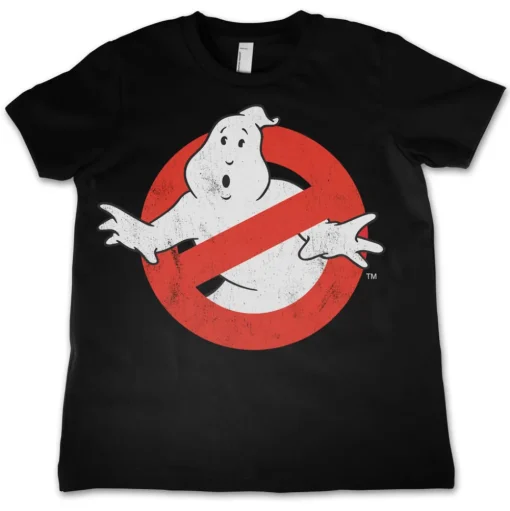 Ghostbusters Distressed Logo Kids T-Shirt