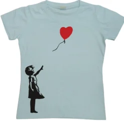 Girl With Balloon Girly T-shirt