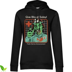 Give Blood Today Girly Hoodie