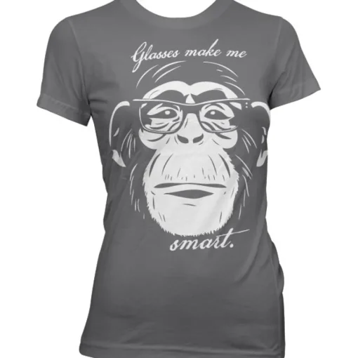 Glasses Makes Me Smart Girly Tee