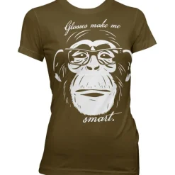 Glasses Makes Me Smart Girly Tee