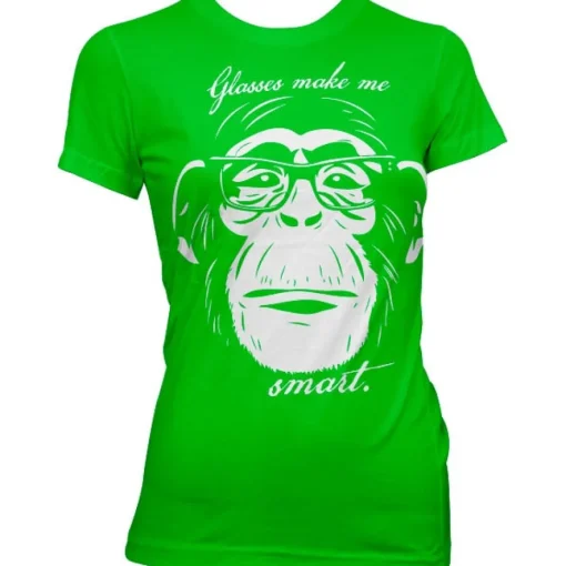 Glasses Makes Me Smart Girly Tee