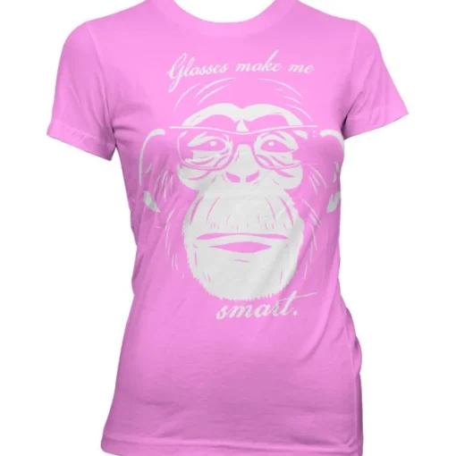 Glasses Makes Me Smart Girly Tee