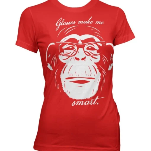 Glasses Makes Me Smart Girly Tee
