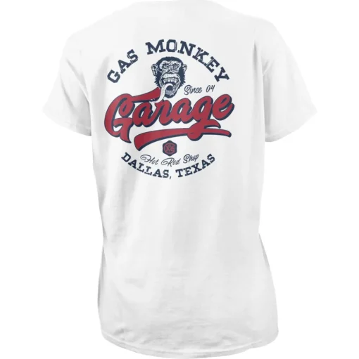GMG Hot Rod Shop Logo Girly Tee