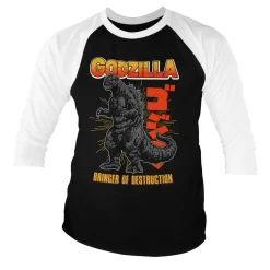 Godzilla - Bringer Of Destruction Baseball 3/4 Sleeve Tee