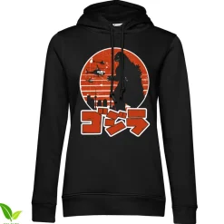 Godzilla Japanese Logo Girls Hoodie