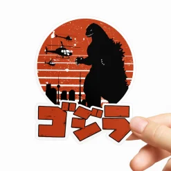Godzilla Japanese Logo Sticker