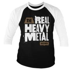 Gold Rush - Real Heavy Metal Baseball 3/4 Sleeve Tee