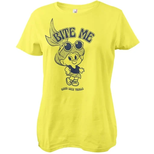 Good Luck Trolls - Bite Me Girly Tee