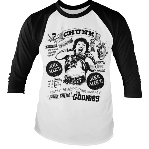 Goonies - Chunk Jerk Alert Baseball Long Sleeve