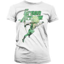 Green Arrow Distressed Girly T-Shirt