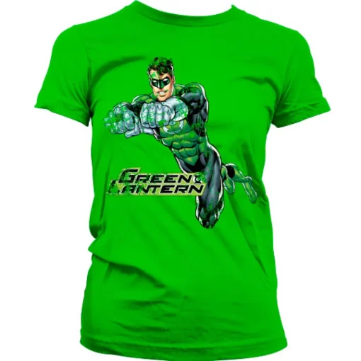 Green Lantern Distressed Girly Tee