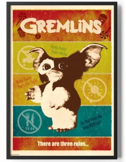 Gremlins - There Are Three Rules Poster