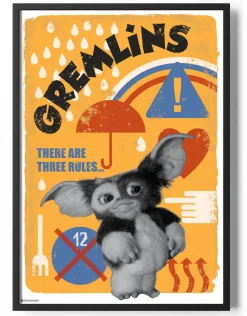 Gremlins Retro Poster