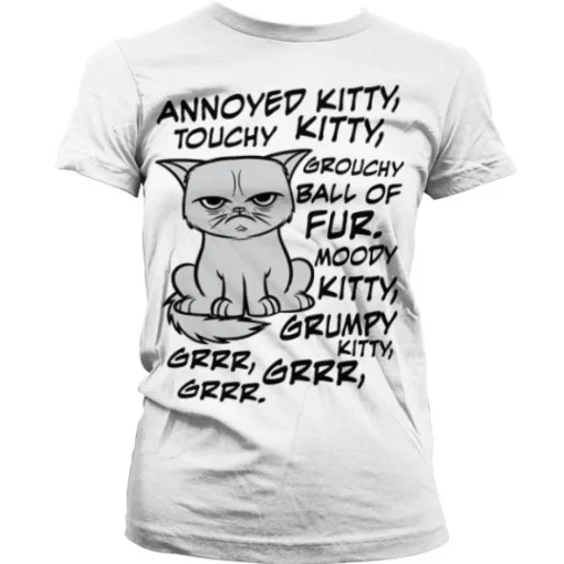 Grumpy Cat Girly T-Shirt