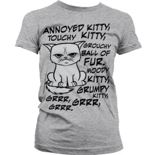 Grumpy Cat Girly T-Shirt