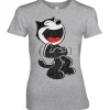 Hand Drawn Felix The Cat Girly Tee