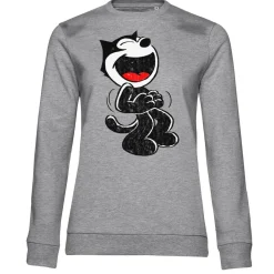 Hand Drawn Felix The Cat Girly Sweatshirt